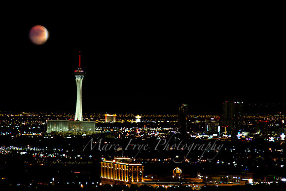 Blood Moon over Vegas